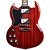 Guitarra Epiphone SG G400 Pro Lefty Cherry - Imagem 1