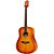 Violão Elétrico Crafter SDX-24 Plus OS Folk Sunburst com Bag - Imagem 2