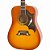 Violão Elétrico Epiphone Dove Pro Folk Violin Burst - Imagem 1