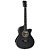 Violão Elétrico Vogga VCE330BMF Mini Jumbo Aço Black Maple - Imagem 2