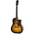 Violão Elétrico Epiphone AJ210CE Outfit Folk Sunburst com Case - Imagem 2