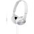 Fone de Ouvido Sony MDR-ZX310AP Branco com Microfone - Imagem 1