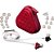 Fone de Ouvido Monster Cable Heartbeats by Lady Gaga Rose Red - Imagem 4