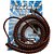 Cabo Espiral Mac ESP30LC Marrom Vintage P10 90° 9,15M - Imagem 1