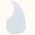 Escudo Phx 67 WH Gota Liso Branco para Violão - Imagem 1