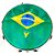 Pandeiro Acrílico Phx 96A YL 10 Pele Brasil Amarelo - Imagem 1