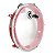 Pandeiro Junior Luen Percussion 8 ABS Vermelho Pele Cristal - Imagem 1