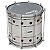 Repinique Luen Percussion 30x10 Inox Vazado com Pele Master - Imagem 1