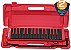 Escaleta Hohner 32 Teclas Fire Red com Estojo - Imagem 1