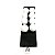 Canela Shakers Real Line Black High Agudo 8 Bolinhas - Imagem 1