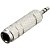Adaptador Conector MXT P10 Estéreo para P2 Estéreo - Imagem 1