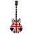 Guitarra Semi-Acústica Epiphone Sheraton Union Jack com Case - Imagem 2
