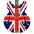 Guitarra Semi-Acústica Epiphone Sheraton Union Jack com Case - Imagem 1
