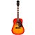 Violão Elétrico Epiphone Hummingbird Studio Folk Faded Cherry - Imagem 2