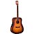 Violao Washburn WD7SATBM Sunburst Dreadnought aco modelo - Imagem 1