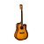 Violao WASHBURN WD10SCEATB Dreadnought - Imagem 1