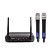Microfone Duplo Dinâmico Lexsen LM-258V VHF De Mão Sem Fio - Imagem 1