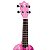 Ukulele Acústico PHX UKP-F2 Soprano 21 Frozen Pink com Capa - Imagem 4