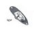 Canoa Jack Plate Andaluz JP05 Cromada para Guitarra - Imagem 1