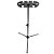 Suporte Pedestal com Descanso Saty SDM-8 para 8 Microfones - Imagem 1