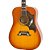 Violão Elétrico Epiphone Dove Studio Violin Burst - Imagem 1