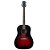 Violão Elétrico Epiphone J-45 Slash Vermillion Burst c/ Case - Imagem 2