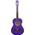 Violão Infantil Elétrico Thomaz TCG-360 Roxo Clássico Nylon - Imagem 1