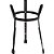 Par De Congas 11 E 12 Natural Com Suporte New York - Imagem 5