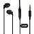 Fone De Ouvido Sound Comfort Preto Com Microfone Cabo 1.2m Plug 3.5mm P3 - Sc100p - Imagem 1