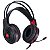 Fone De Ouvido Headset Gamer Lugh Led Vermelho Usb Com Microfone Flexivel - Gh300 - Imagem 2