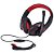 Fone De Ouvido Headset Gamer V Blade Ii P2 Estéreo Com Microfone Retrátil E Ajuste De Haste - Preto Com Vermelho - Imagem 4