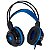 Fone De Ouvido Headset Gamer Taranis V2 P2 Com Microfone - Preto E Azul - Imagem 2