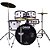 Bateria Acústica Nagano Onix Drums Smart 22" Rock White - Imagem 1