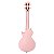 Ukulele Acústico Seizi Nova U Concert Fibra de Carbono Rosa - Imagem 2