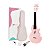 Ukulele Acústico Seizi Nova U Concert Fibra de Carbono Rosa - Imagem 3