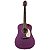 Violão Elétrico Seizi Akira Half Kaizen Purple Sparkle - Imagem 1