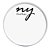 Pele Clear Transparente Para Bateria 22" New York - Imagem 1