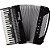 Acordeon Thommasi 120 Baixos 41 Teclas TA 12020 Preto - Imagem 1