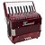 Acordeon Thommasi 8 Baixos 22 Teclas TA 822 Vermelho - Imagem 2