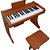 Piano Digital Infantil de Madeira Rhythmic 37 Teclas - Imagem 2