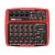 Mesa de Som Analógica Novik Neo NVK-I08BT Vermelho 6 Canais - Imagem 1