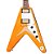 Guitarra Epiphone Korina 1958 Flying V Aged Natural com Case - Imagem 1