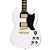Guitarra Epiphone SG Custom Alpine White com Bag - Imagem 1