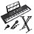 Kit Teclado Portátil Rhythmic 20 61 Teclas Com Suporte Em X - Imagem 1