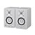 Par de Monitores de Referência Ativo HS 3WH Branco Yamaha - Imagem 2