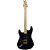 Guitarra Seizi Vintage Budokan Left Black Gold Canhoto - Imagem 1
