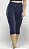 Corsário fitness feminina lisa Calça Legging 3/4 Midi em Poliamida ultra premium - Imagem 1