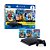 Console Sony PlayStation 4 1TB CUH-2214B Mega Pack V18 Hits Knack 2, Concrete Genie, Ratchet & Clank - Preto - Imagem 1