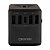 Carregador Universal de Viagem, 4 Portas USB + 1 USB-C, Preto - Imagem 2