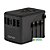 Carregador Universal de Viagem, 4 Portas USB + 1 USB-C, Preto - Imagem 1